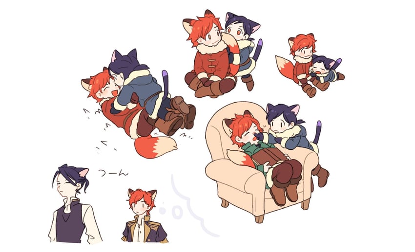 sylvain jose gautier and felix hugo fraldarius (fire emblem and 1 more) drawn by 5zimlsc