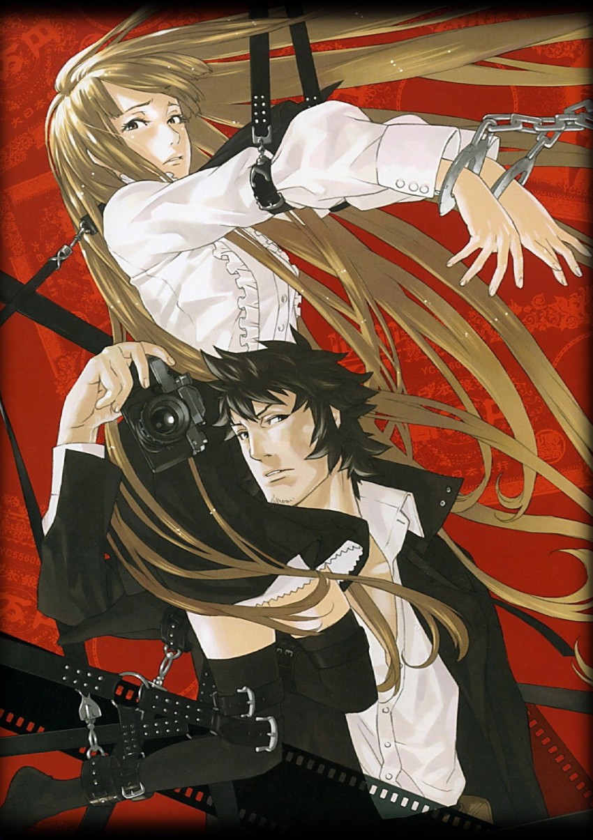 tennouzu kagura and saiga tatsumi (speed grapher) drawn by kozaki_yuusuke