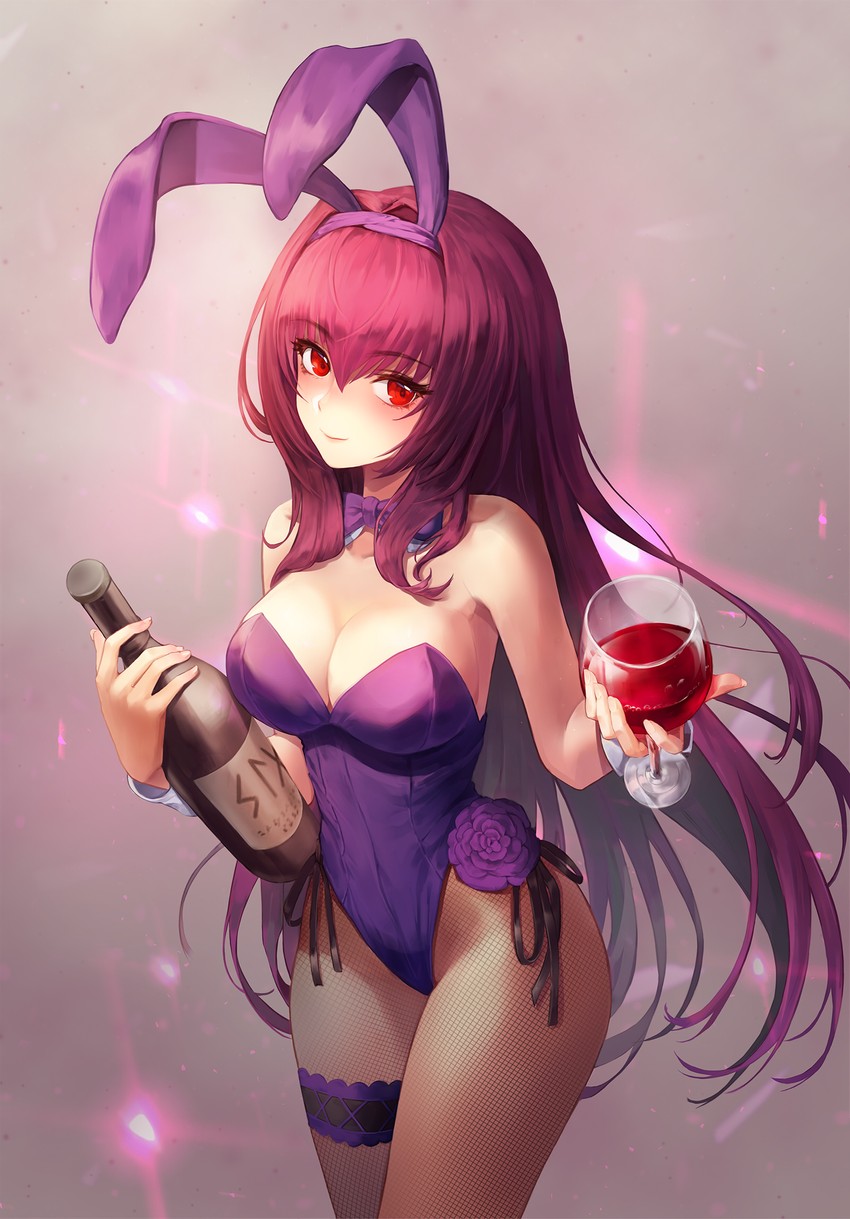 scathach (fate and 1 more) drawn by kone_(user_rcvz8745)