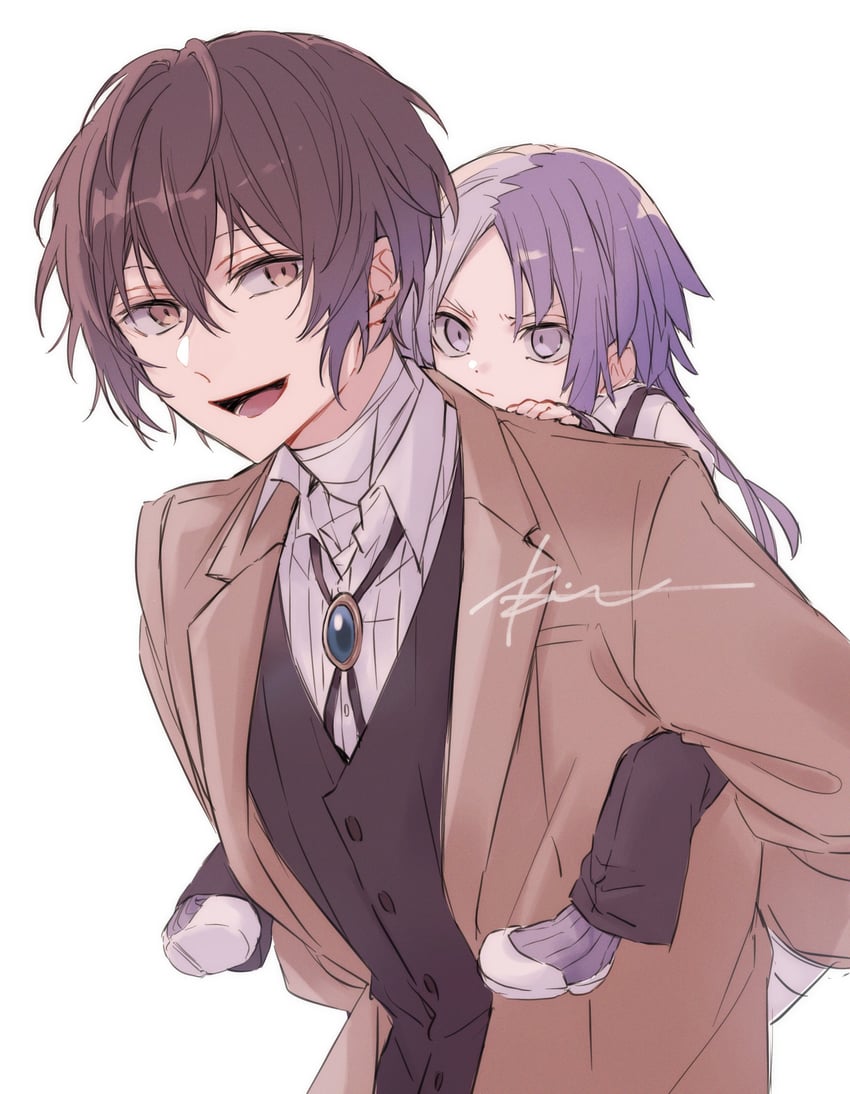 dazai osamu and sigma (bungou stray dogs) drawn by r1kuuw