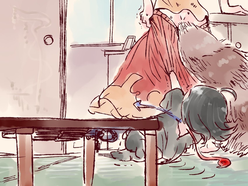 houjuu nue and futatsuiwa mamizou (touhou) drawn by q.a._kinshachi