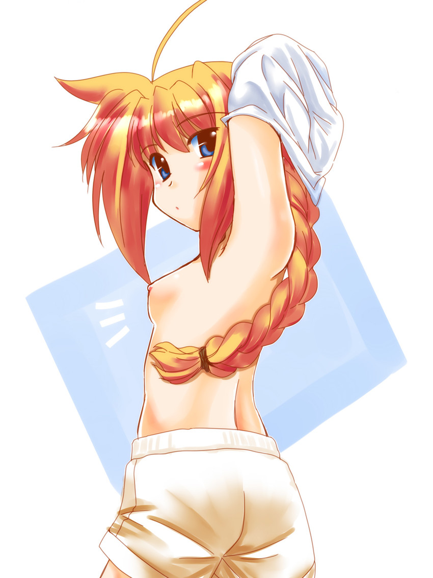 vita (lyrical nanoha and 2 more) drawn by hakkai