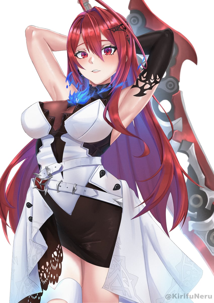 elizabeth rose bloodflame (hololive and 1 more) drawn by kirifu_neru