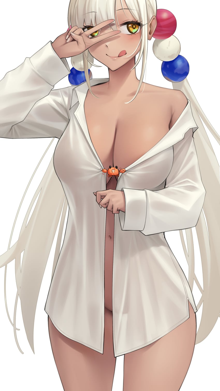 tsukumo sana and kaniko (hololive and 1 more) drawn by somebody_(leiking00)
