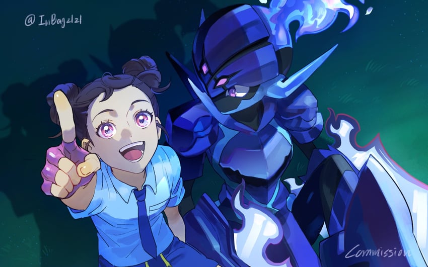 ceruledge (pokemon and 1 more) drawn by ch_walnut