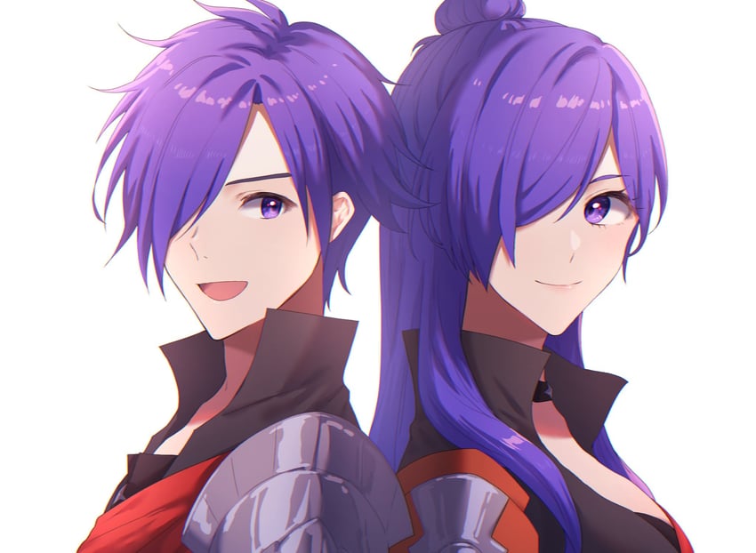 female shez and male shez (fire emblem and 2 more) drawn by tomo_shirasu