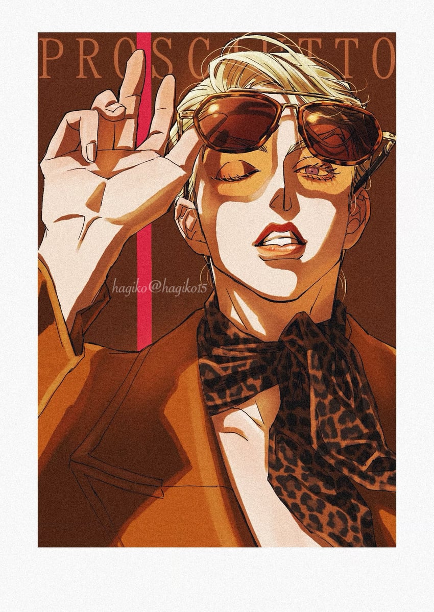 prosciutto (jojo no kimyou na bouken and 1 more) drawn by hagiko15
