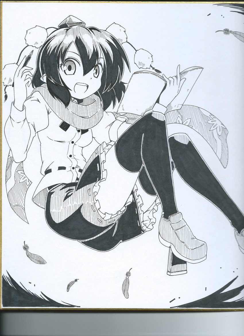 shameimaru aya (touhou) drawn by futa_(nabezoko)