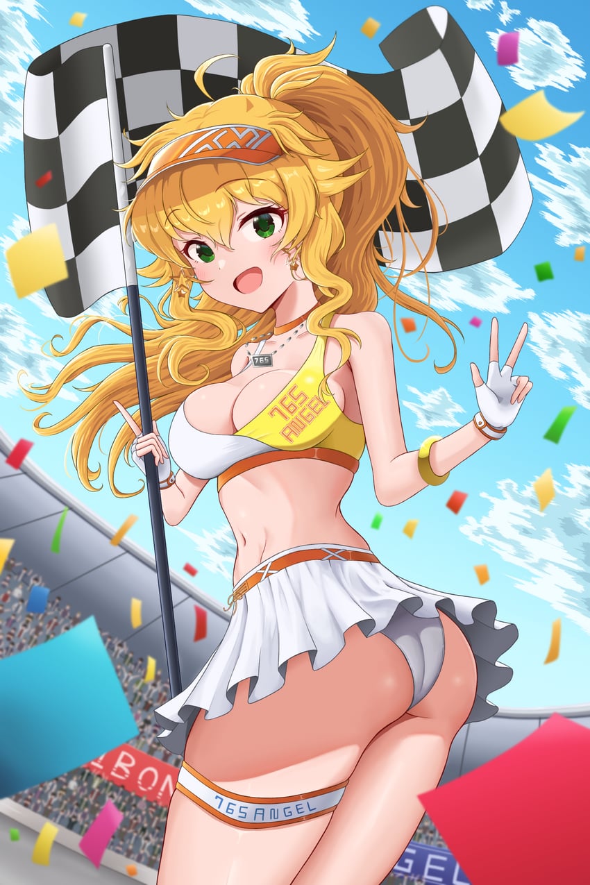 hoshii miki (idolmaster and 2 more) drawn by jyo_(leleon)