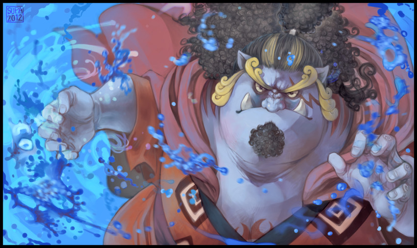 jinbe (one piece) drawn by supario