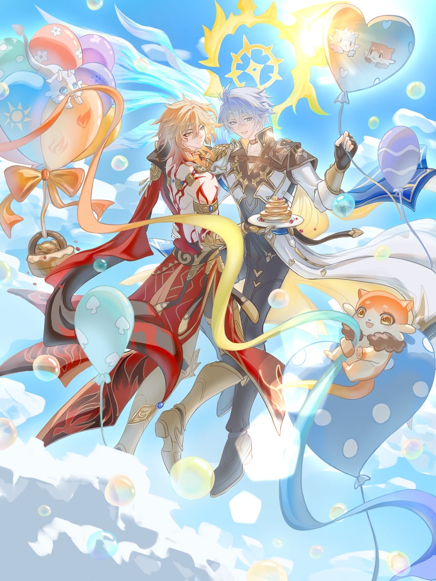 phainon and mydei (honkai and 1 more) drawn by yuexili05034