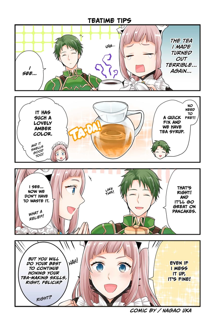 felicia and oscar (fire emblem and 3 more) drawn by nagao_uka