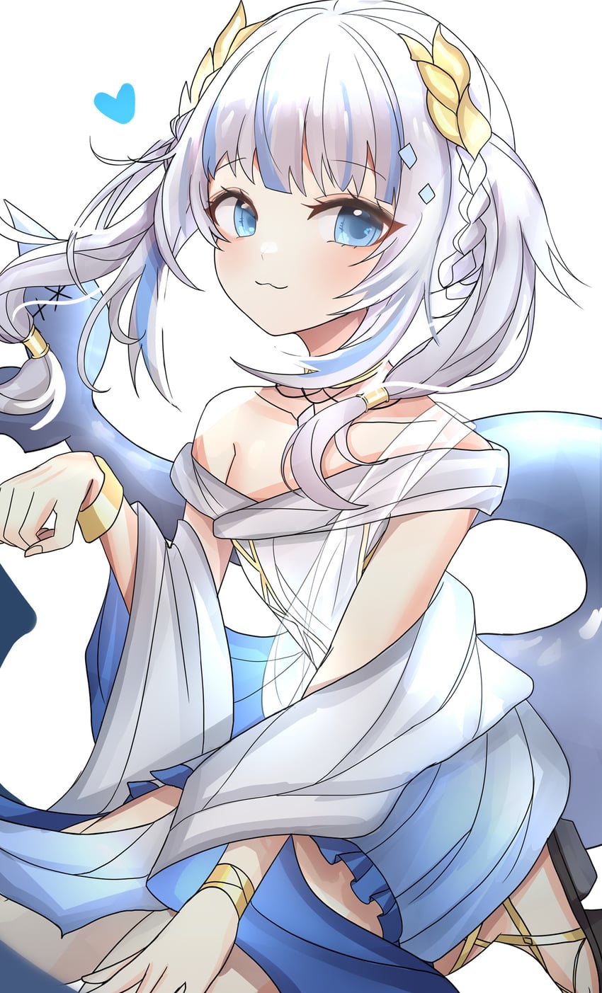 gawr gura (hololive and 1 more) drawn by weyas_kayur