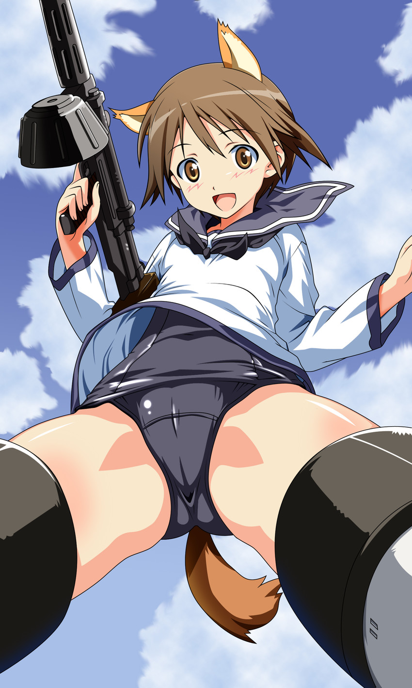 miyafuji yoshika (world witches series and 1 more) drawn by sigsig