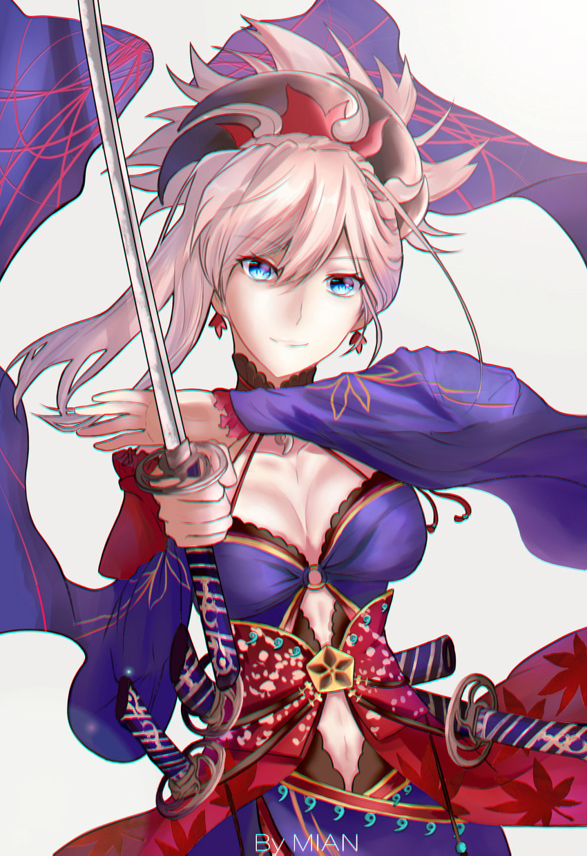 miyamoto musashi (fate and 1 more) drawn by mian.h
