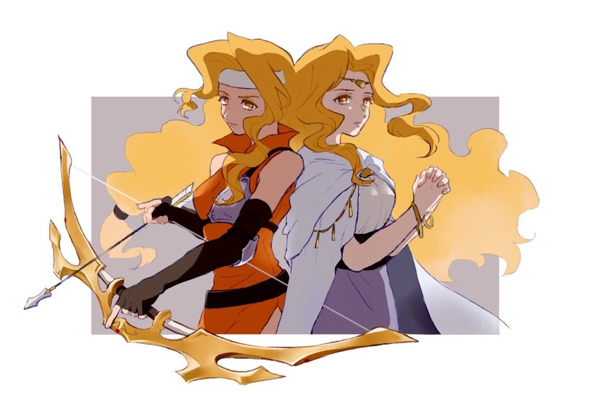 brigid and edain (fire emblem and 1 more) drawn by wnk_50