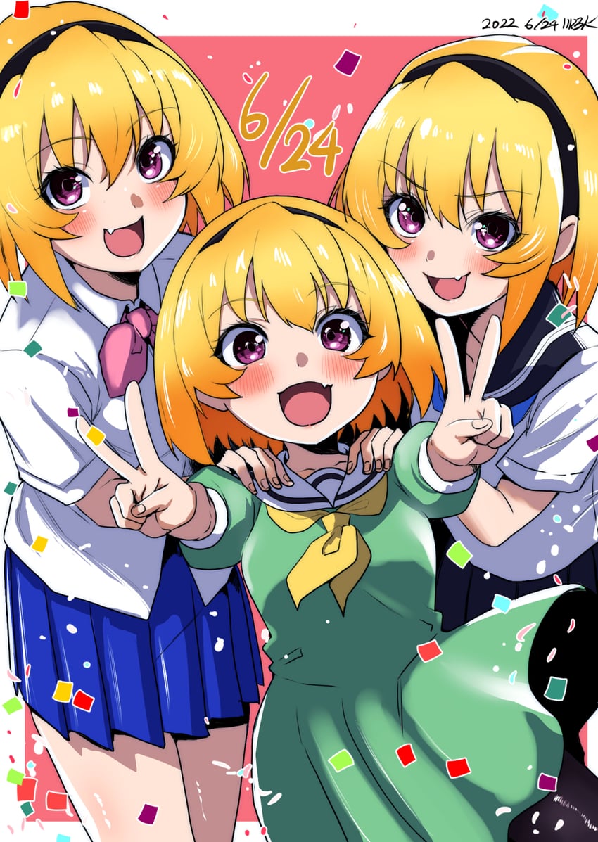 houjou satoko (higurashi no naku koro ni and 1 more) drawn by onuma_kuma