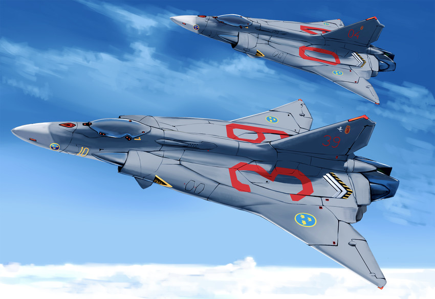 sv-262 (macross and 1 more) drawn by mizuki_(mizuki_ame)