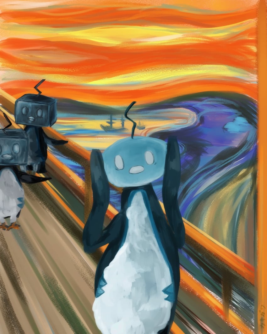 eiscue (pokemon and 1 more) drawn by ebifurai_kakigwa