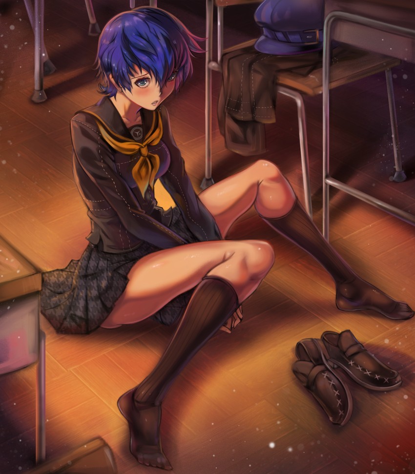 shirogane naoto (persona and 1 more) drawn by toasty_scones
