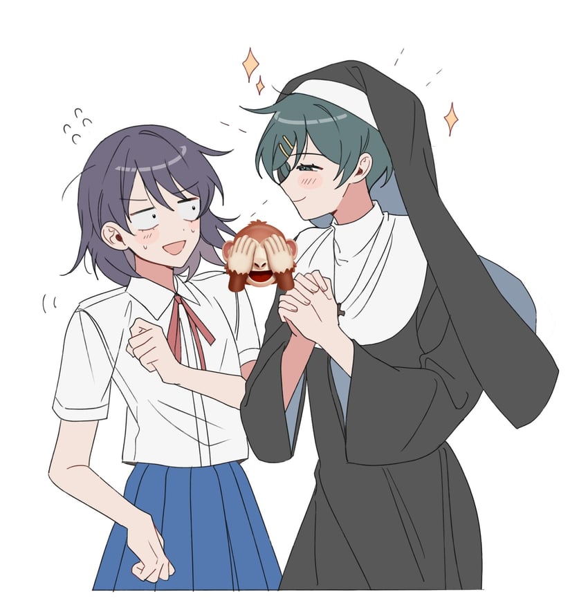 hatono chihiro and kouyama rin (futsuu no keion-bu) drawn by tissue_cm