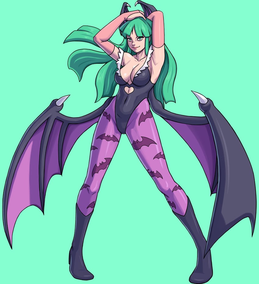 morrigan aensland (darkstalkers and 1 more) drawn by moodypresence