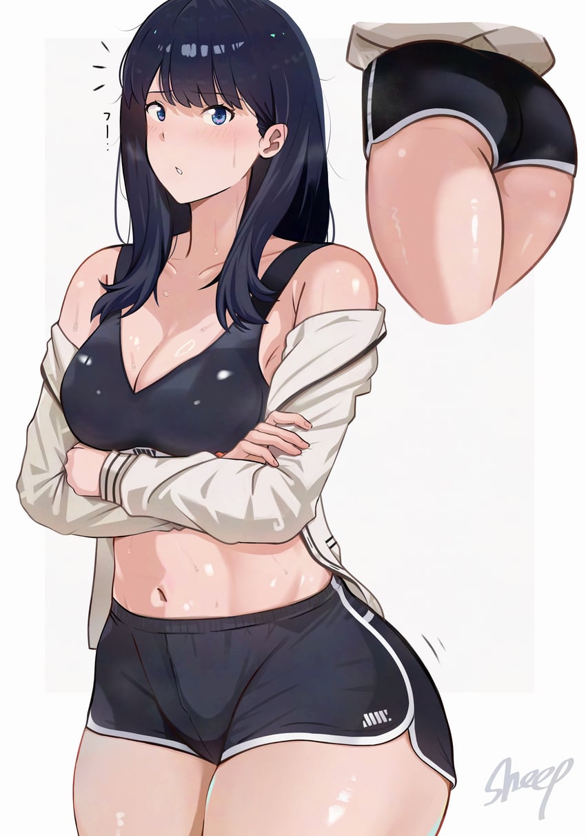 takarada rikka (gridman universe and 1 more) drawn by shee-p_(inemurisheep113)