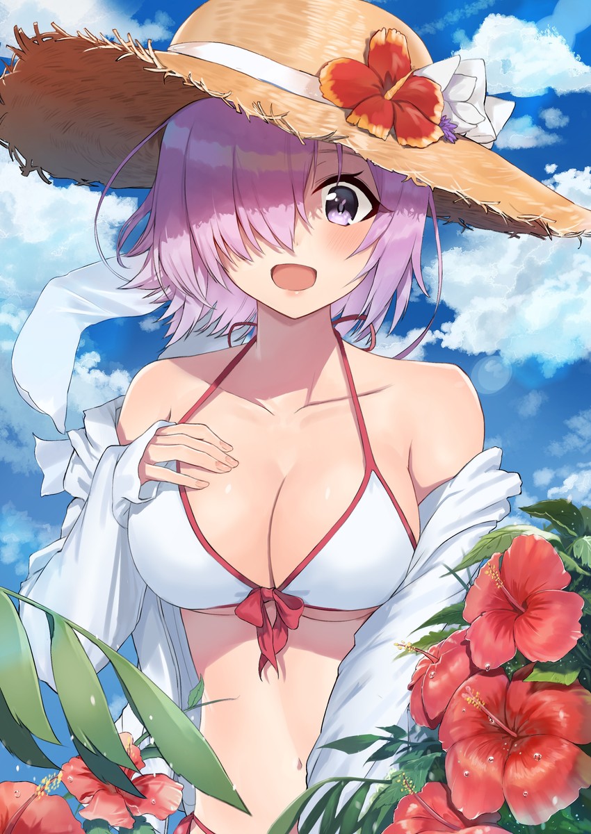 mash kyrielight (fate and 1 more) drawn by ayul_(ayulneri_92)