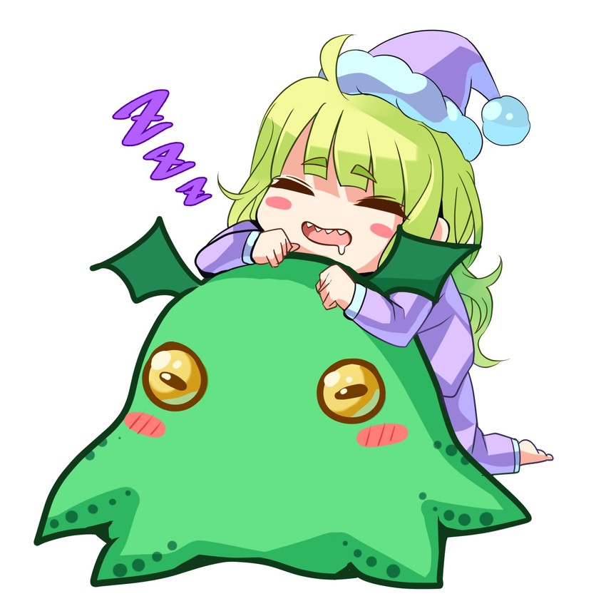 cthulhu and osanai (original and 1 more) drawn by shashaki
