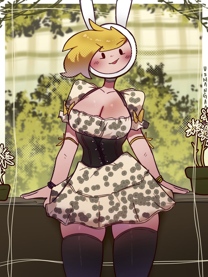 fionna campbell (adventure time and 1 more) drawn by usmangaa