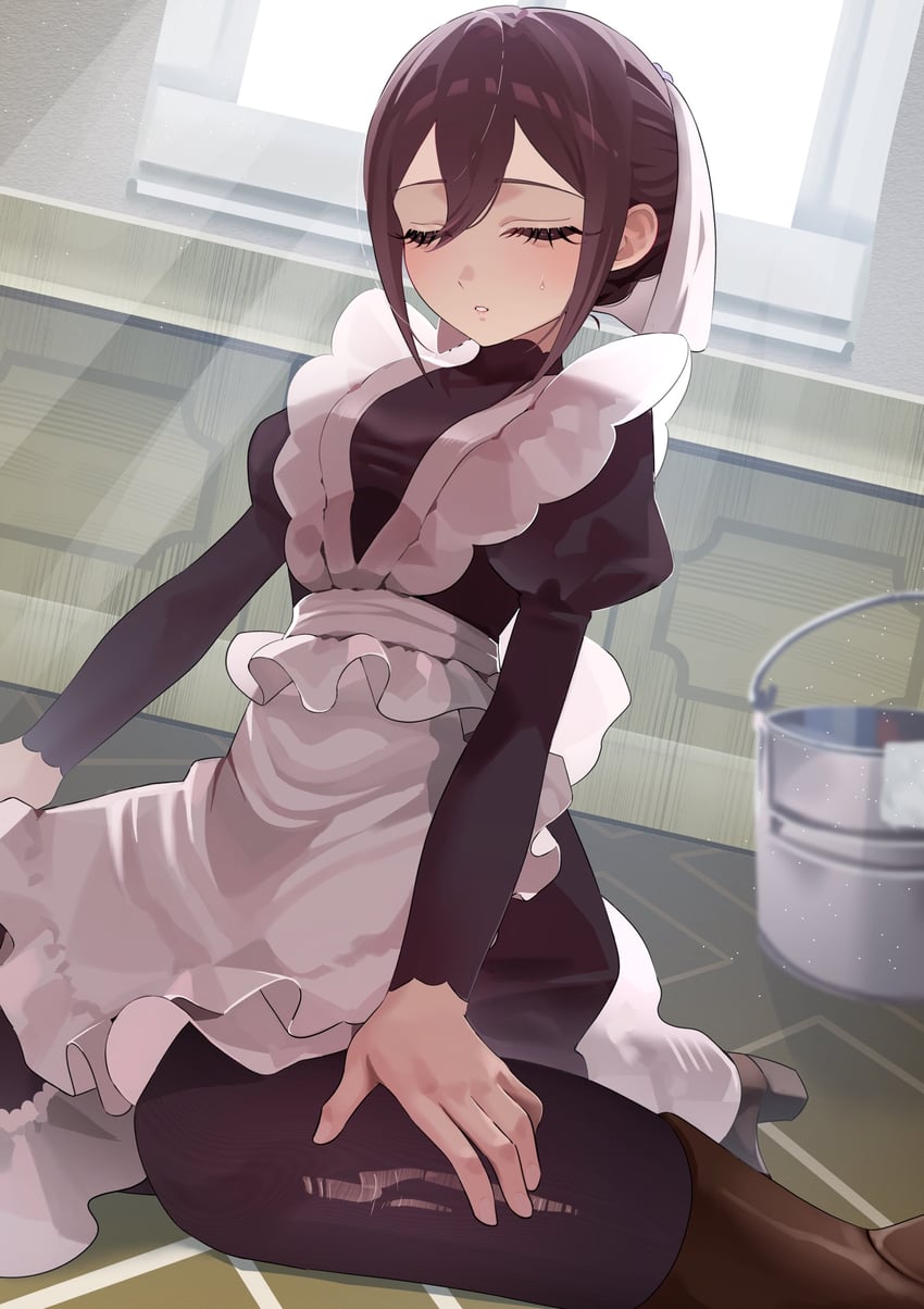meido mei (kimi no koto ga dai dai dai dai daisuki na 100-nin no kanojo) drawn by perapera_o2