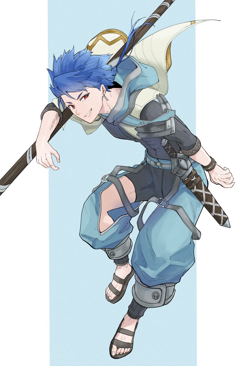 cu chulainn and setanta (fate and 2 more) drawn by takahasu_kaoru