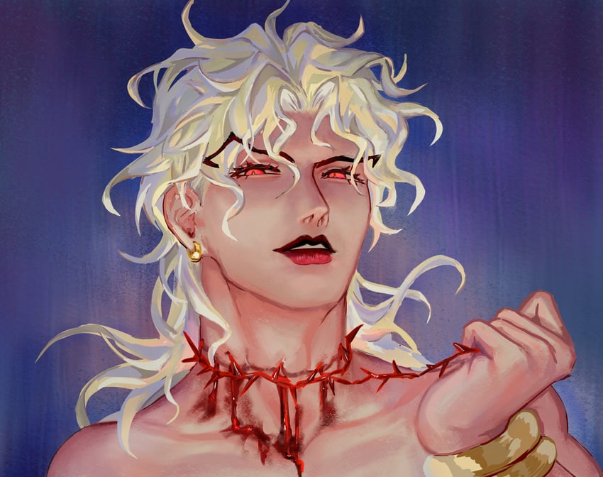 dio brando (jojo no kimyou na bouken and 1 more) drawn by eva223350876