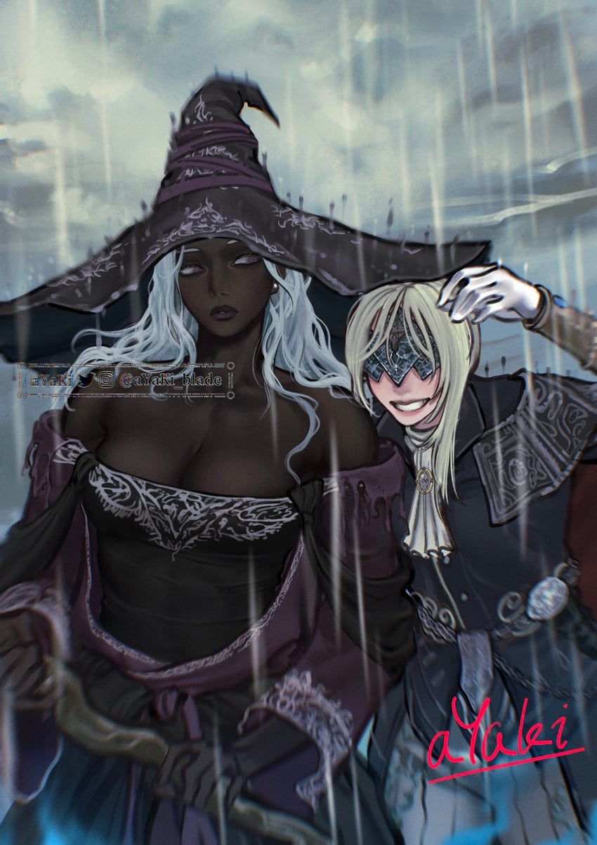 recluse and duchess (elden ring and 1 more) drawn by ayaki_blade