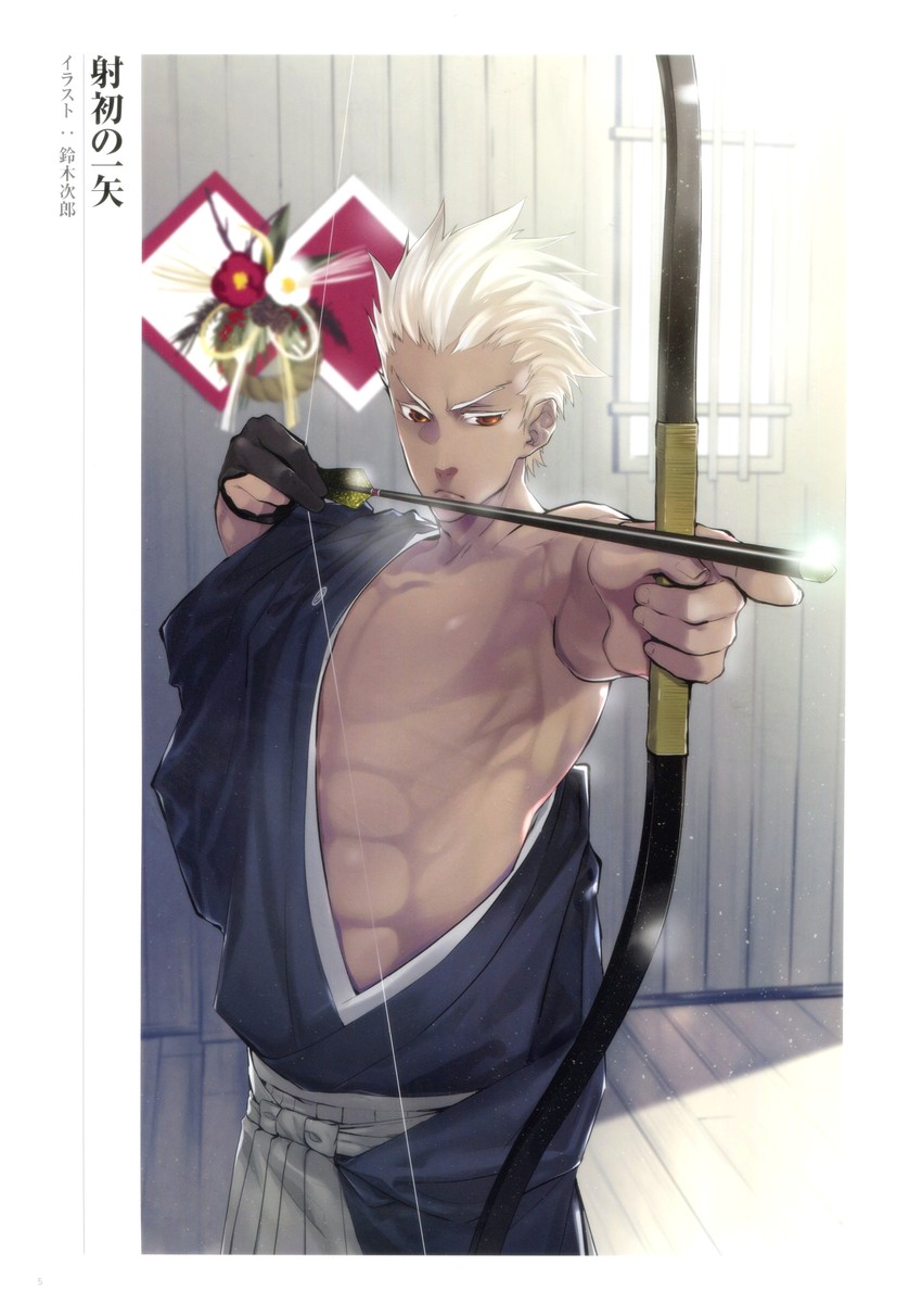archer (fate and 1 more) drawn by suzuki_jirou