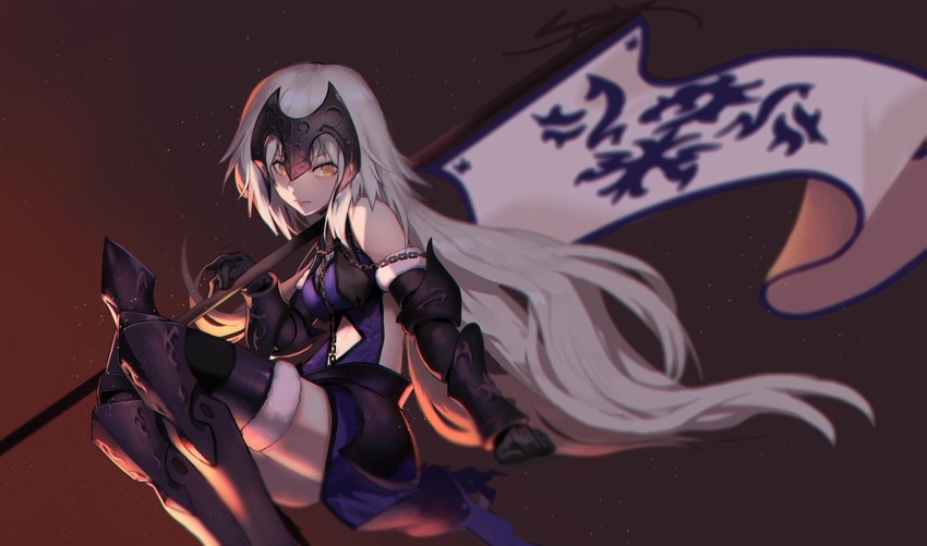 jeanne d'arc alter (fate and 1 more) drawn by hj_(leeho830)