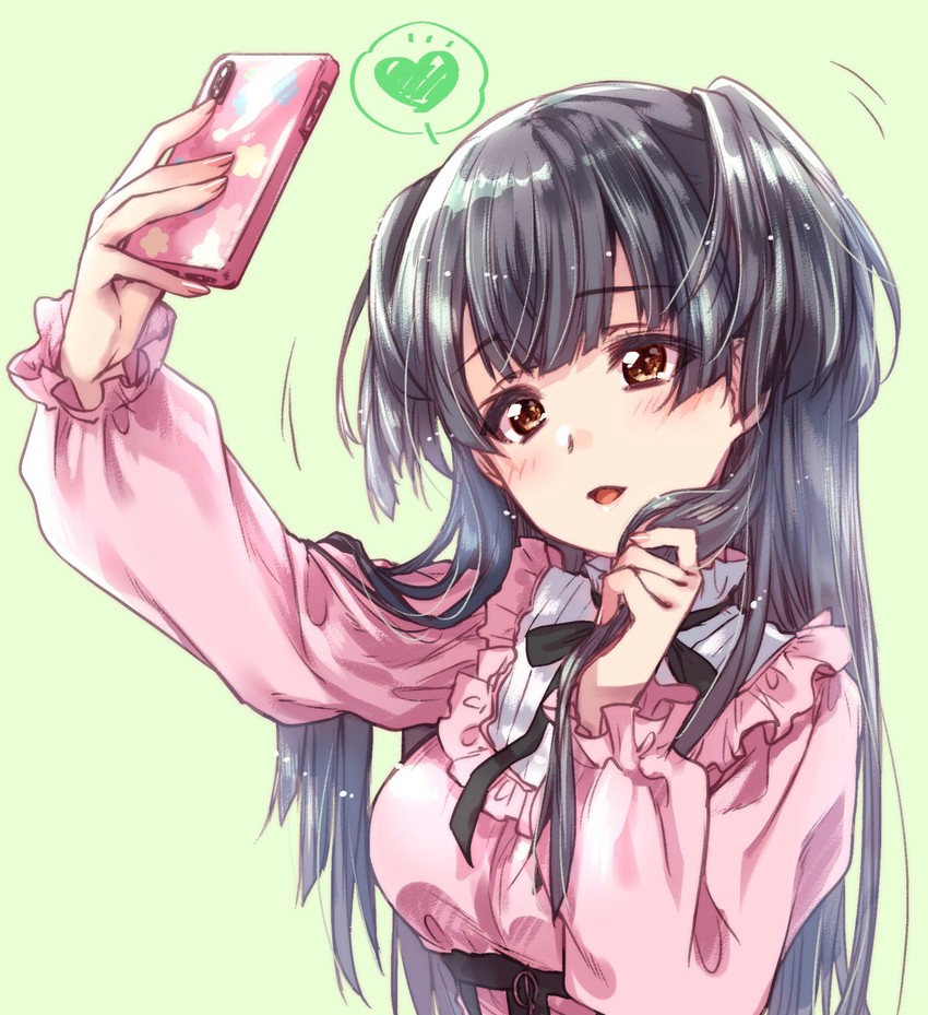 mayuzumi fuyuko (idolmaster and 1 more) drawn by kuroi_mimei