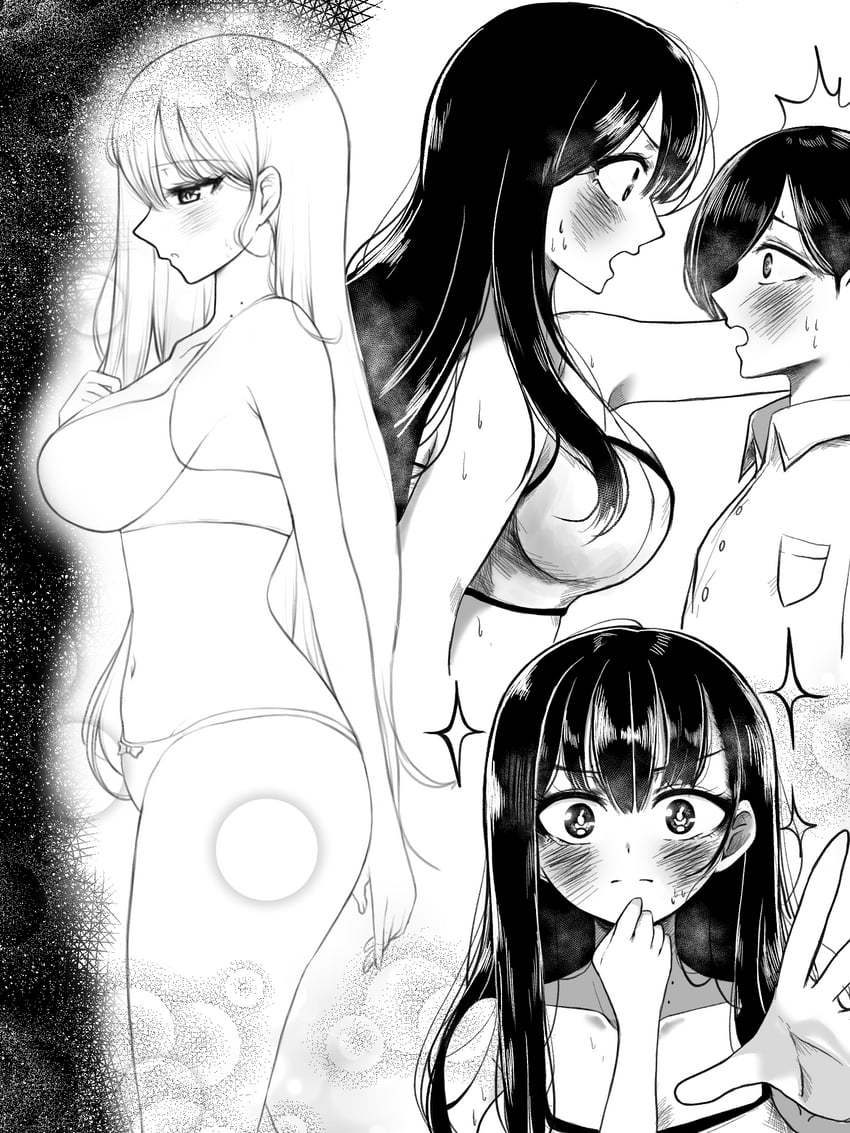 yamada anna and ichikawa kyoutarou (boku no kokoro no yabai yatsu) drawn by ao_tanuki