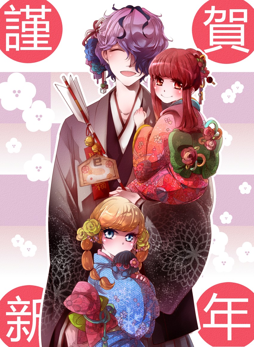 ib, mary, garry, and doll (ib) drawn by na_(sodium)