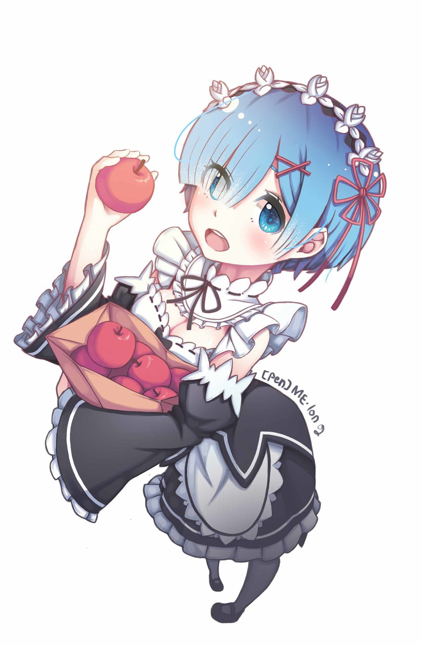 rem (re:zero kara hajimeru isekai seikatsu) drawn by moguri_(kxh5061)