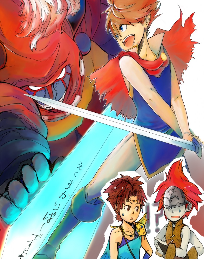 bartz klauser and gilgamesh (final fantasy and 3 more) drawn by amuta