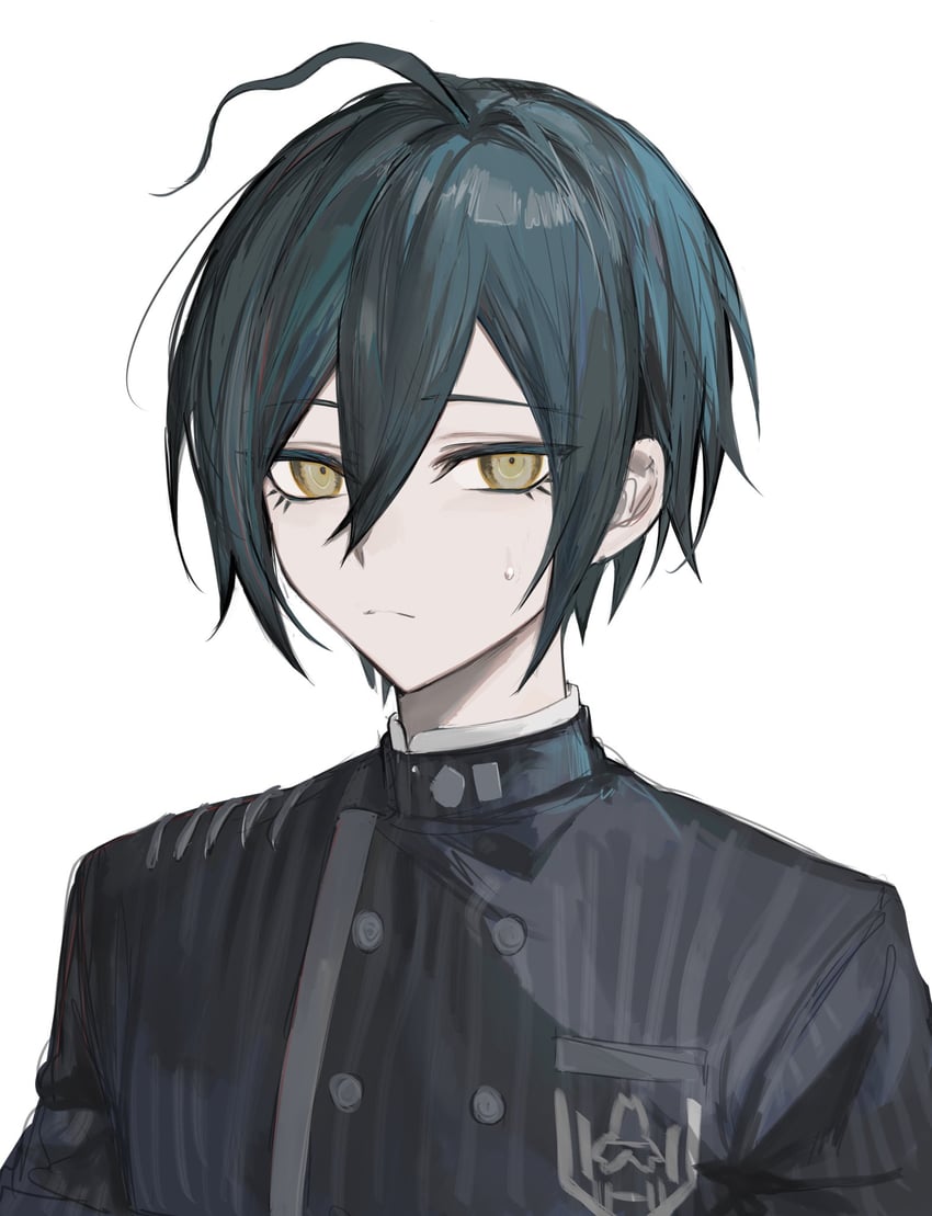 saihara shuichi (danganronpa and 1 more) drawn by zaso