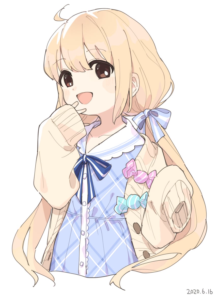 futaba anzu (idolmaster and 1 more) drawn by gomi_(kaiwaresan44)
