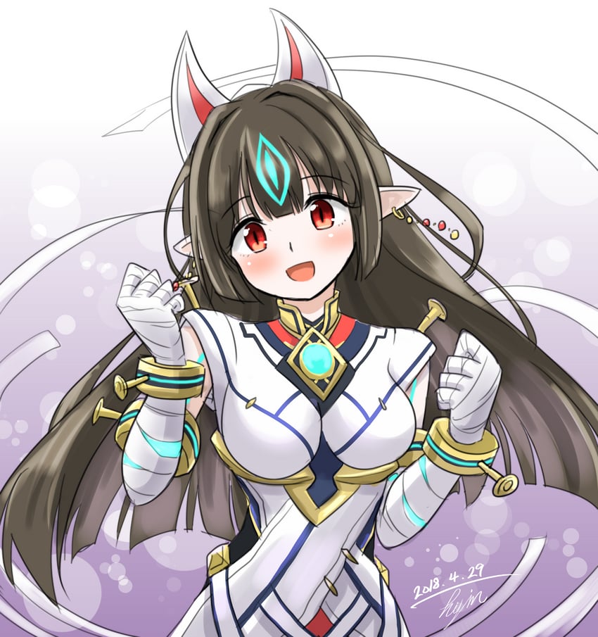 kasandra (xenoblade chronicles and 1 more) drawn by hisin
