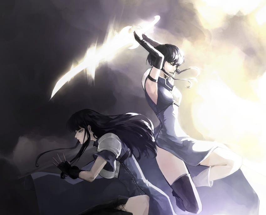 larcei and ayra (fire emblem and 1 more) drawn by maree776