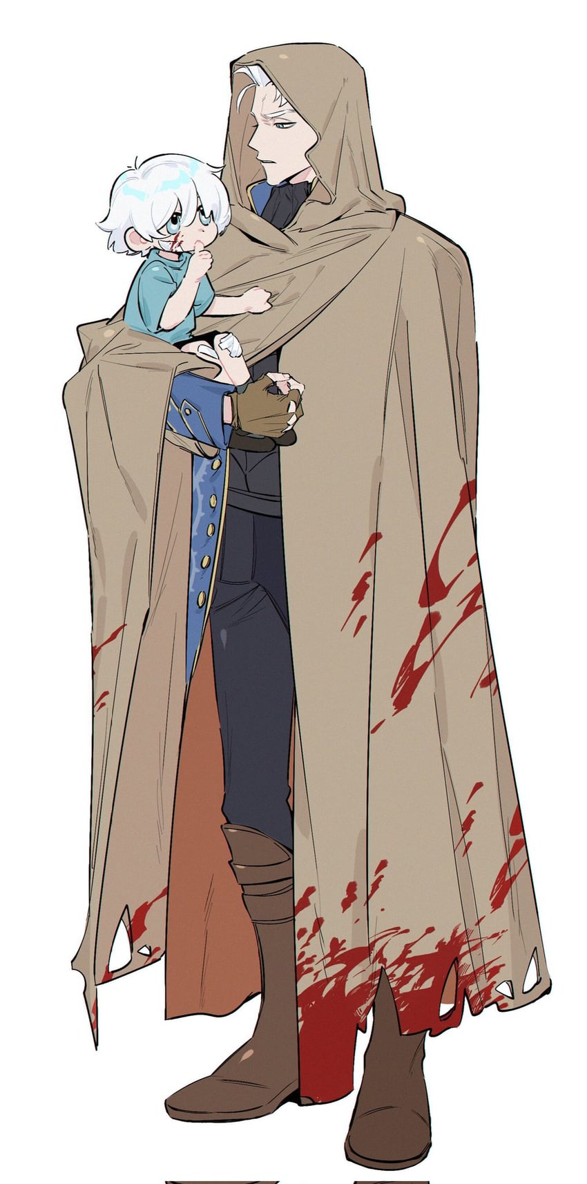 vergil and nero (devil may cry and 1 more) drawn by color_xiao