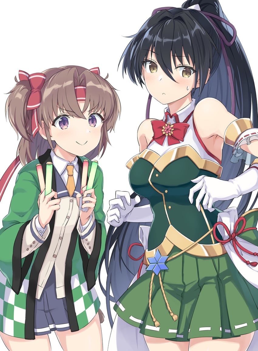 inami suu and asahina hokuto (toji no miko) drawn by pera