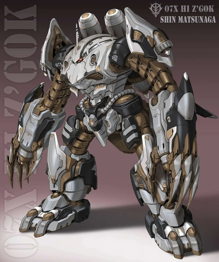 z'gok (gundam and 1 more) drawn by maeda_hiroyuki