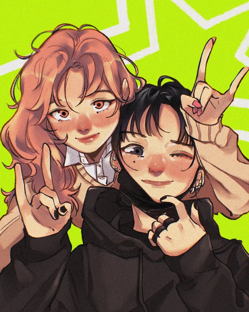 koga mitsuki and oosawa aya (kininatteru hito ga otoko ja nakatta) drawn by idle.guard