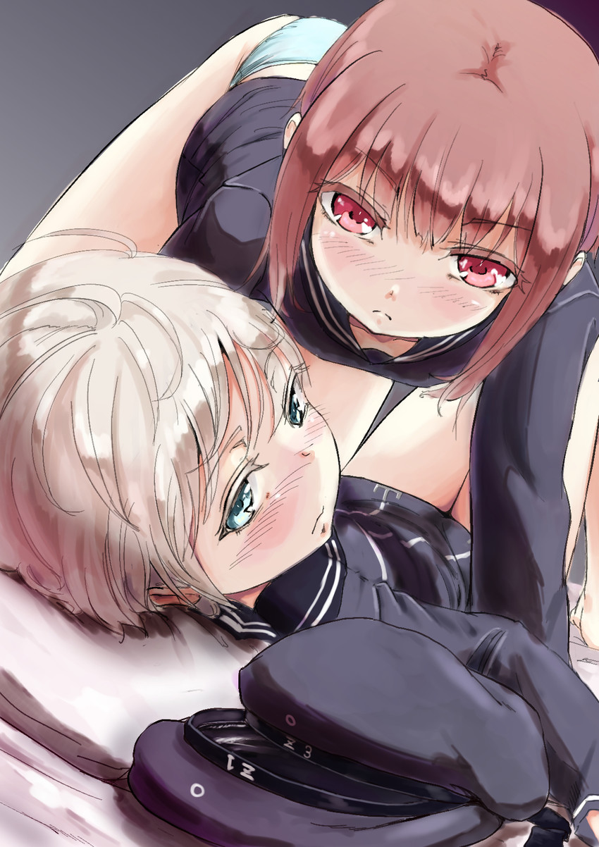 z1 leberecht maass and z3 max schultz (kantai collection) drawn by caesar8149